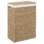 Five simply smart - panier  linge en osier 'seagrass' 55cm naturel