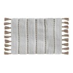 Five simply smart - tapis salle de bain 'pompons' 50x75cm taupe Five simply smart - tapis salle de bain 'pompons' 50x75cm taupe
