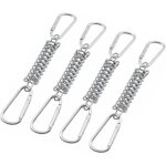 Fixation d'auvent � tension � ressort avec boucle, fixation de voile d'ombrage, accessoires en acier ...