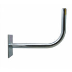 Metronic - fixation murale - d�port de 450 mm, tube diam. 40 mm, galva - gris