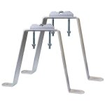 Fixation murale petit mod�le en acier d�port de 25cm x2