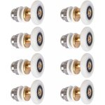 Fixation de porte et paroi de douche, roulette porte douche, roulettes de porte coulissante cabine de ... Fixation de porte et paroi de douche, roulette porte douche, roulettes de porte coulissante cabine de ...