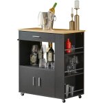 Fkw113 - sch desserte roulante chariot de cuisine à roulettes buffet multifonctionnel avec etagère latérale, ... Fkw113 - sch desserte roulante chariot de cuisine à roulettes buffet multifonctionnel avec etagère latérale, ...