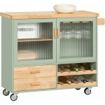 Fkw114 - gr desserte de cuisine sur roulettes �lot central de cuisine chariot de cuisine buffet avec ...
