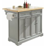 Fkw71 - hg lot de cuisine desserte sur roulettes meuble de cuisine de service roulant avec plans de ...