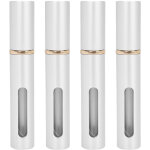 Flacon � parfum rechargeable en verre, 4 bouteilles spray vides 10ml argent�es portable ext�rieur