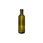 Flacon verre marasca 500 ml spe'cifique pour la conservation de l'huile bouchon a' vis bouche non inclus ...