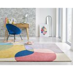 Flair rugs - tapis contemporain courbe pour salon glow multicolore 160x230 Flair rugs - tapis contemporain courbe pour salon glow multicolore 160x230
