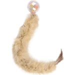 Flamingo - 1 balle boa avec plume 47 cm jouet pour chat couleur al�atoire
