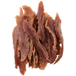 Friandise filet de poitrine de canard doux hapki bbq pour chien 170 g sans gluten - flamingo