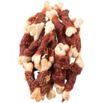 Flamingo - friandise os de calcium avec canard hapki bbq pour chien 170 g sans gluten.