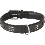 Flamingo pet products - collier cuir sedona noir taille xxl 51 - 60 cm pour chien. - flamingo Flamingo pet products - collier cuir sedona noir taille xxl 51 - 60 cm pour chien. - flamingo