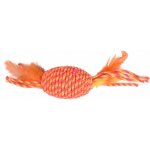 Flamingo - rouleau bibi orange 29 cm jouet pour chat pet products - orange