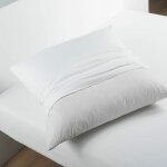 Protge oreiller molleton - 65 x 65 cm - blanc