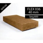 Flex largeur 60cm 036 40mm 1220x600 panneaux isolants laine de bois r1. 1 - paquet(s) de 7, 32 m� - steico ...