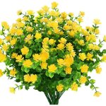Rapanda - fleurs artificielles faux extrieur, faux plastique verdure pour intrieur extrieur suspendu ...