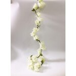 Fleurs de cerisier artificielles vigne suspendues plantes faux sakura guirlande fausse couronne de cerisier ...