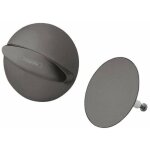 Hansgrohe - set de finition vidage baignoire flexaplus noir chromé brossé Hansgrohe - set de finition vidage baignoire flexaplus noir chromé brossé