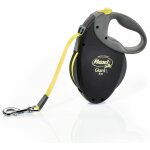 Flexi - laisse giant l tape 8 m black / neon yellow gt3 - 210 - s - neo - 12