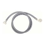 Flexible d'alimentation de machine à laver - 250 cm - caoutchouc - sortie coudée Flexible d'alimentation de machine à laver - 250 cm - caoutchouc - sortie coudée