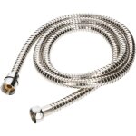 Flexible de douche 150 cm avec �merillon rotatif en acier inoxydable avec protection anti - torsion - ...