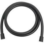 Flexible de douche de douche ou baignoire noir mat en pvc mod. flex black