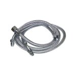2 flexibles fioul femelle 3 / 8  x m�le 1 / 4 , coud�, �7mm, longueur 900 mm pour chaudi�re riello