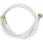 Flexible de gaz naturel et gaz de ville caoutchouc - 1, 00m - validit� 10 ans - raccordement � visser ...