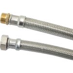 Boutt� - flexible m�le - femelle 30 cm �13 mm avec filetage m�le 20x27 / femelle 20x27