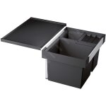 Flexon ii - poubelle encastrable, cloisonn�e, volume 46 l 521473 - blanco