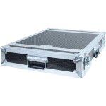 Flight case rack 19'', capacité 2u, double porte Flight case rack 19'', capacité 2u, double porte