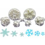 Flocon de neige gteau modelage outils plastique emporte - pices flocon de neige blanc emporte - pices ...