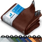 Bche de protection 80 g / m marron 8 x 12 m