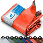 Bche de protection 80 g / m orange 8 x 10 m
