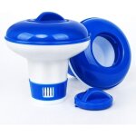 Flotteur doseur de chlore 2 pi�ces, flotteur de piscine, flotteur chimique automatique