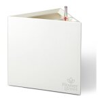 Flower lover - triangle pot auto irrigant - 33x33x33cm - blanc Flower lover - triangle pot auto irrigant - 33x33x33cm - blanc