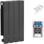 Radiateur aluminium h. 57 x 32 cm adr 500 436 w