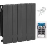 Fluidheat - radiateur aluminium h. 57 x 56 cm adr 500 763 w