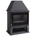Fm biomasa - po�le � bois ventil� - firematic boston luxe 12. 6 kw