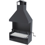 Fm calefaccion - barbecue argentin bois et charbon fm bve - 82 80cm grille suspendue à manivelle Fm calefaccion - barbecue argentin bois et charbon fm bve - 82 80cm grille suspendue à manivelle
