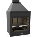 Fm - barbecue charbon bois bf - 70  poser ou  encastrer