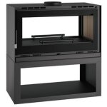 Fm calefaccion - fm po�le � bois central double face m - 172 lk 12, 5kw turbo ventil�