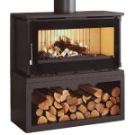 Fm calefaccion - po�le � bois panoramique - firematic toronto - l 13. 3 kw