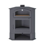 Fm biomasa - po�le � bois d'angle avec four - firematic idaho 9. 5 kw