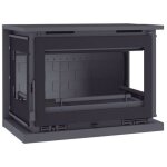 Fm po�le � bois suspendu m - 173 fk 12. 5kw foyer en fonte et verre s�rigraphi�