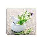 Protection plaques cuisson fond de hotte 'jardin fines herbes' wenko couvre plaque, planche dcouper, ...