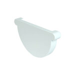 Fond symétrique gouttière à coller lg33 blanc Fond symétrique gouttière à coller lg33 blanc