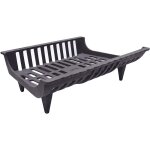 Fonderia bongiovanni - po�le � bois porte - bois aile brasero en fonte pour chemin�e mod�le b02