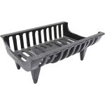 Fonderia bongiovanni - po�le � bois porte - bois aile brasero en fonte pour chemin�e mod�le b04