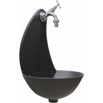 Fonderia bongiovanni - fontaine murale luna de couleur fonte avec robinet en laiton chromé pour la maison ... Fonderia bongiovanni - fontaine murale luna de couleur fonte avec robinet en laiton chromé pour la maison ...